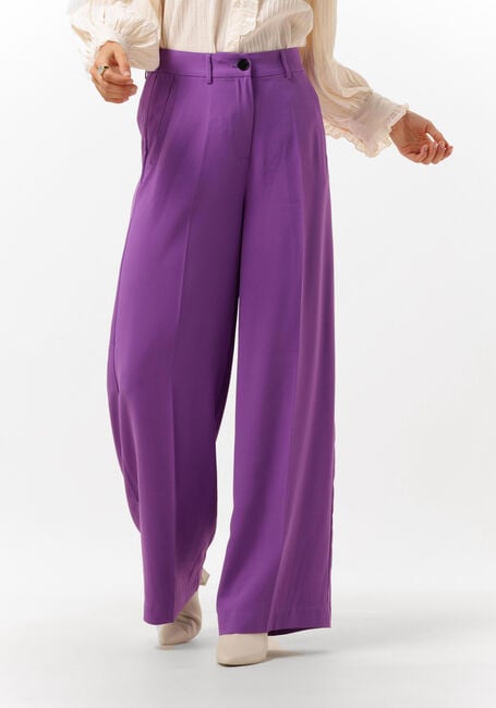 Paarse CO'COUTURE Pantalon NEW FLASH WIDE PANT - large