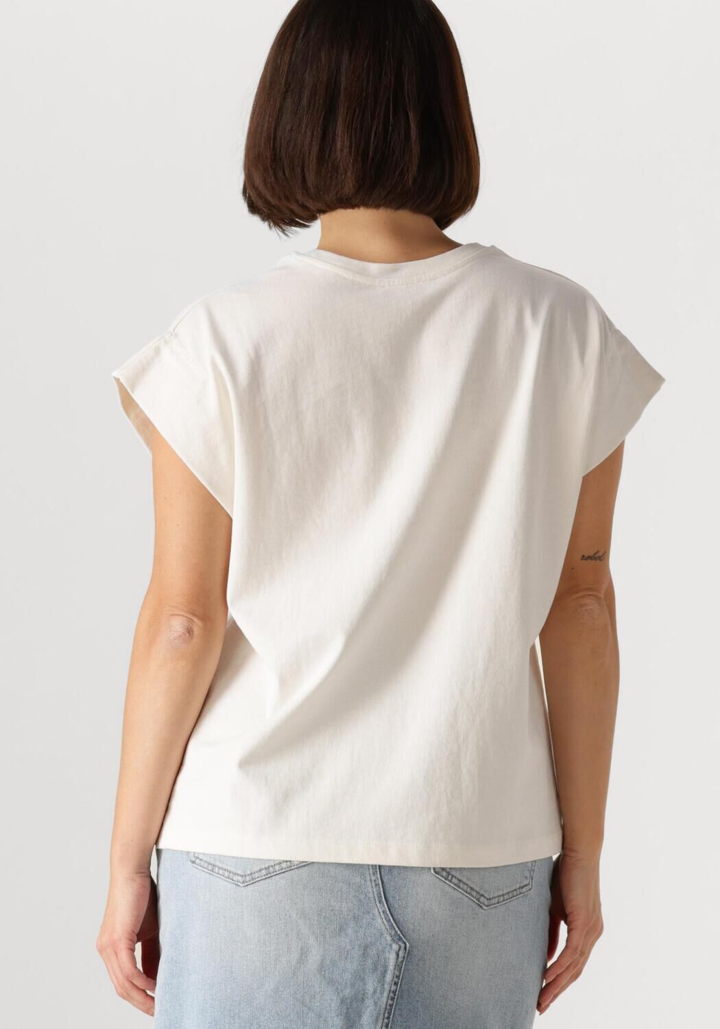 CIRCLE OF TRUST Dames Tops & T-shirts Isla Tee Wit