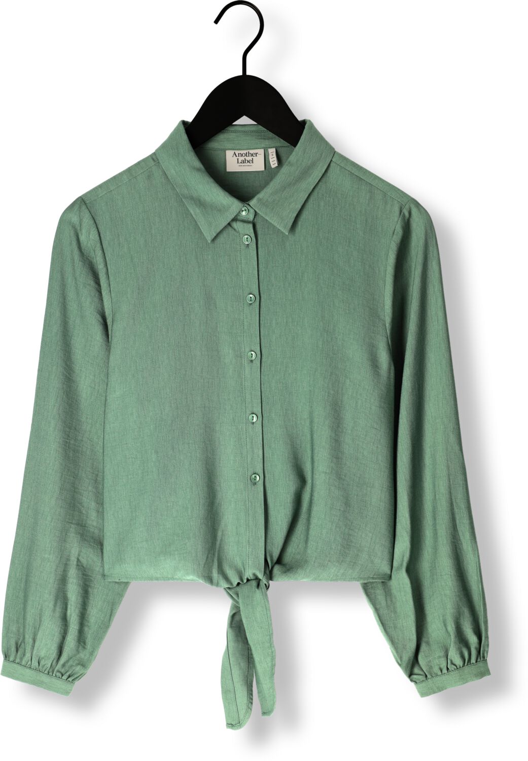 ANOTHER LABEL Dames Blouses Bois Shirt L s Donkergroen