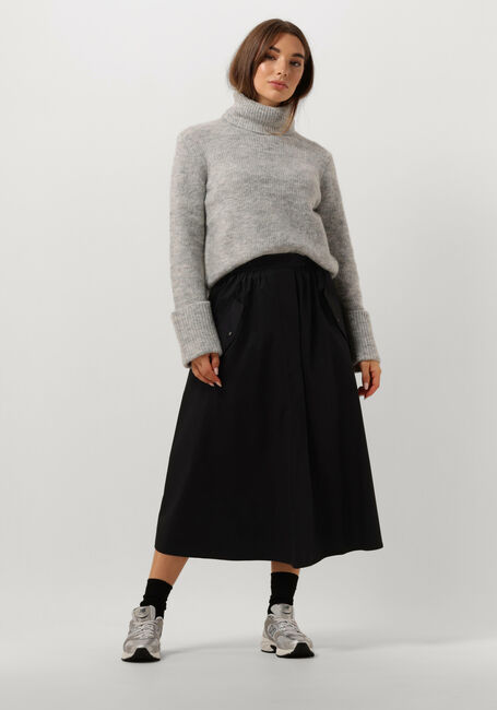 Zwarte MSCH COPENHAGEN Midirok MSCHLAMIRA LANA SKIRT - large