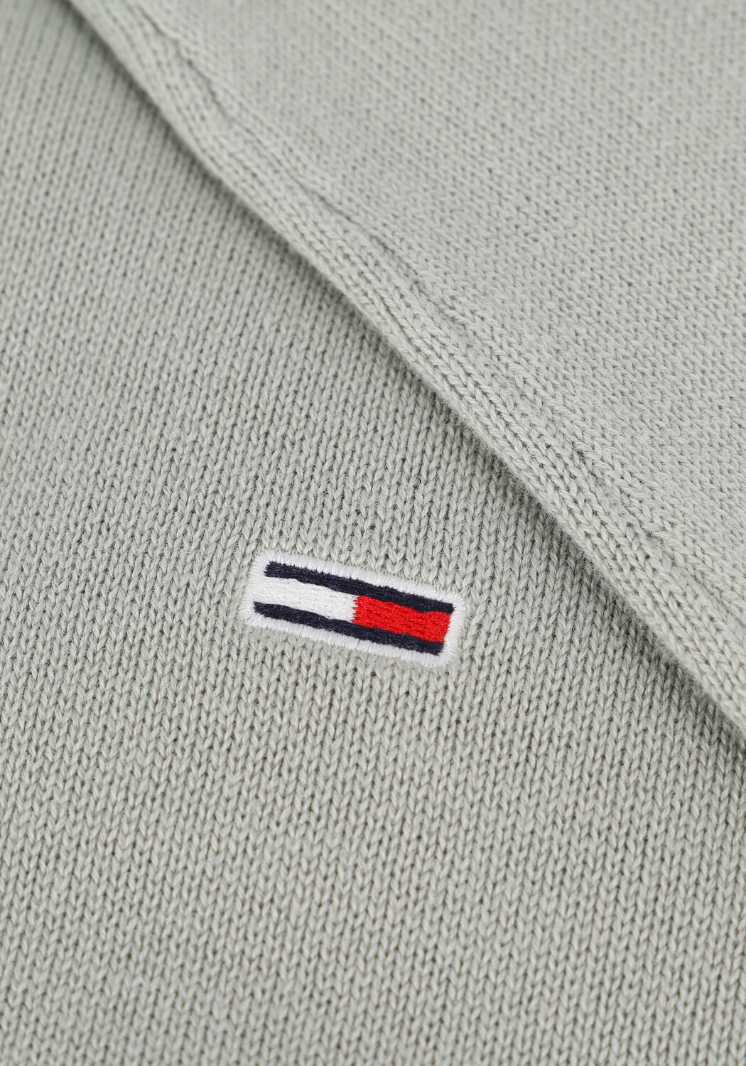 Groene TOMMY JEANS Trui TJM ESSENTIAL LIGHT SWEATER - large