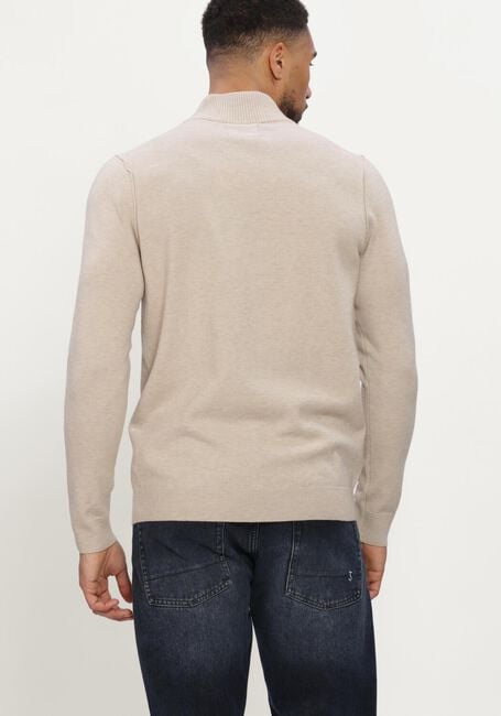 Beige BUTCHER OF BLUE Trui CLIFDEN HALFZIP - large