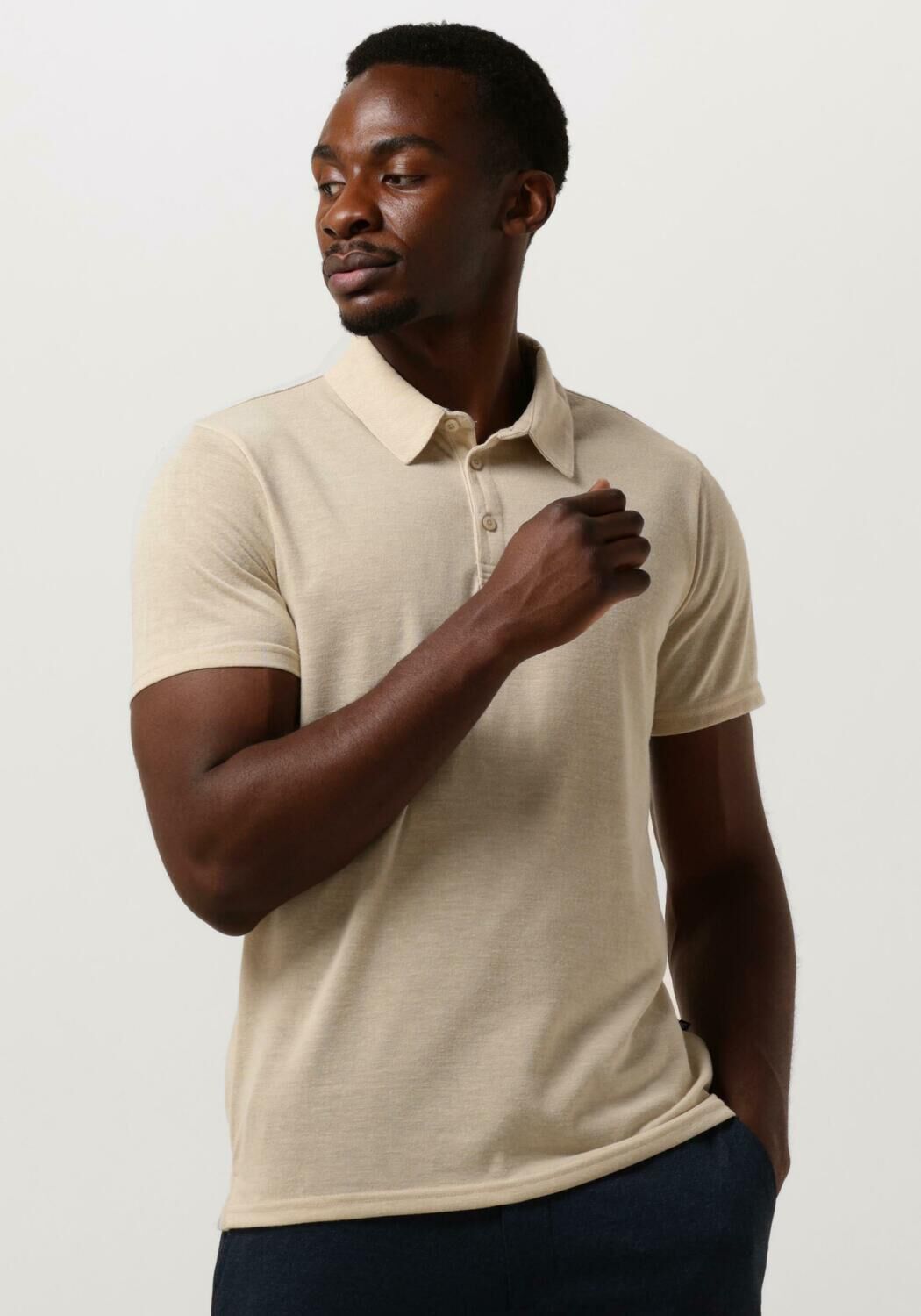 MATINIQUE Heren Polo's & T-shirts Masanford Polo Beige