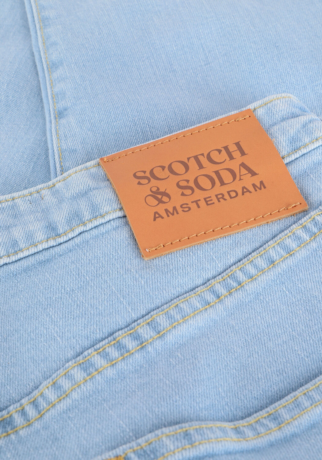 Lichtblauwe SCOTCH & SODA Slim fit jeans RALSTON REGULAR SLIM JEANS - large