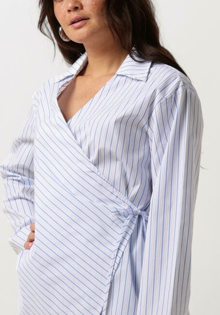 Witte MSCH COPENHAGEN Blouses MSCHZENIKA WRAP TOP STP - large
