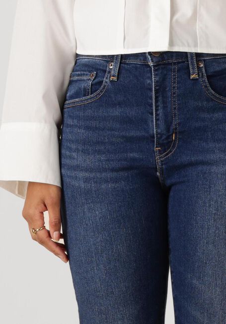 Donkerblauwe LEVI'S Straight leg jeans 724 HIGH RISE STRAIGHT CHELSEA CARBON GLOW - large