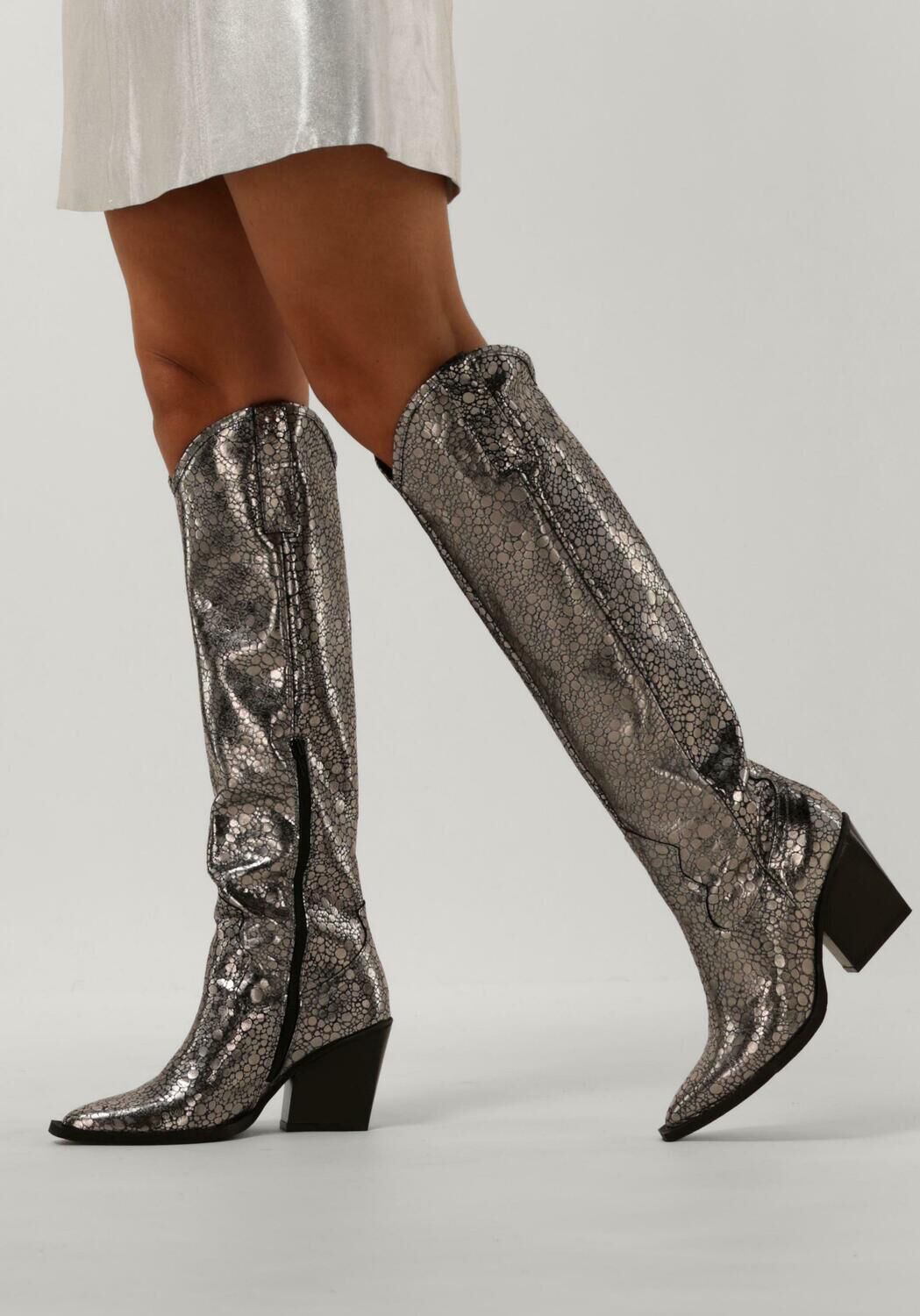 Zilveren NOTRE-V Cowboylaarzen AR224 - large