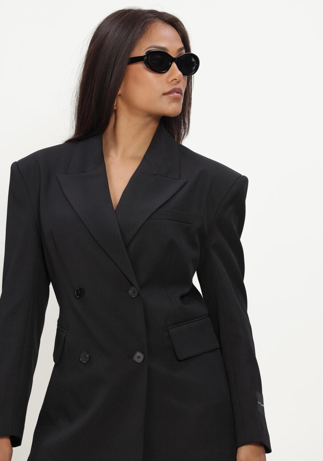 Zwarte HAUTE L'AMITI&Eacute; Blazers PREMIERE WAIST FIT BLAZER - large