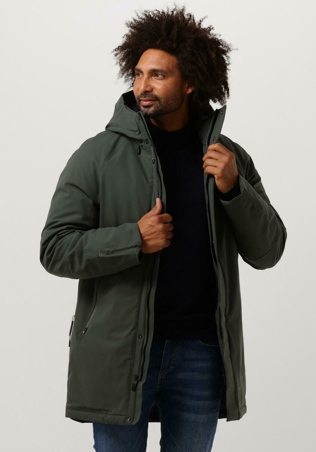 Krakatau Winterparka met hoge ademend vermogen en waterbestendigheid Green Heren