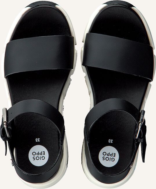 Zwarte GIOSEPPO Platte sandalen KATIHAR Zwarte GIOSEPPO Platte sandalen KATIHAR - large
