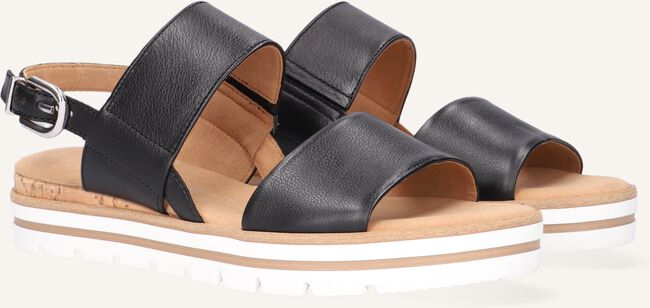 Zwarte GABOR Platte sandalen 774.1 Zwarte GABOR Platte sandalen 774.1 - large