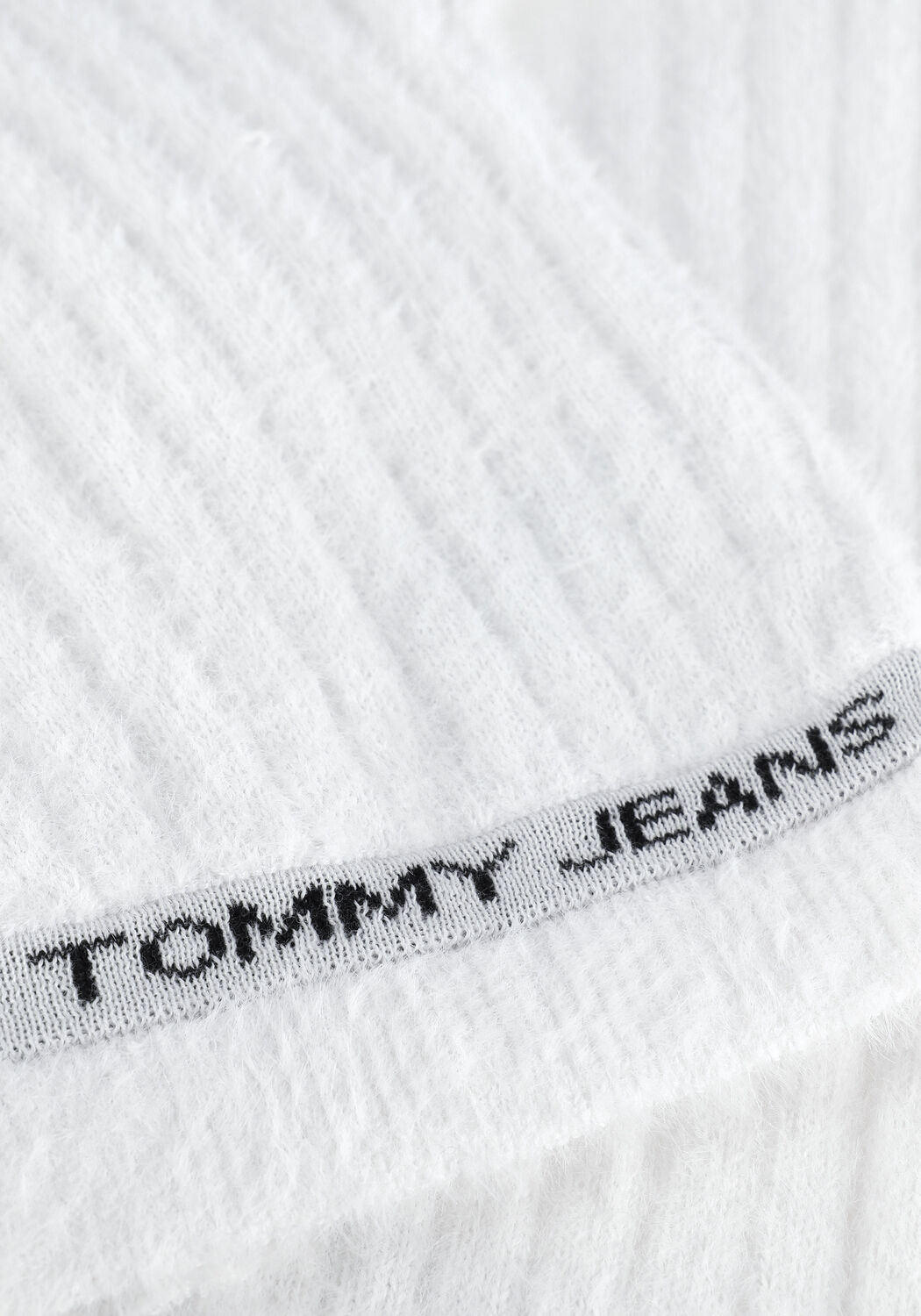 Ecru TOMMY JEANS Vest TJW CROP FURRY CARDIGAN - large