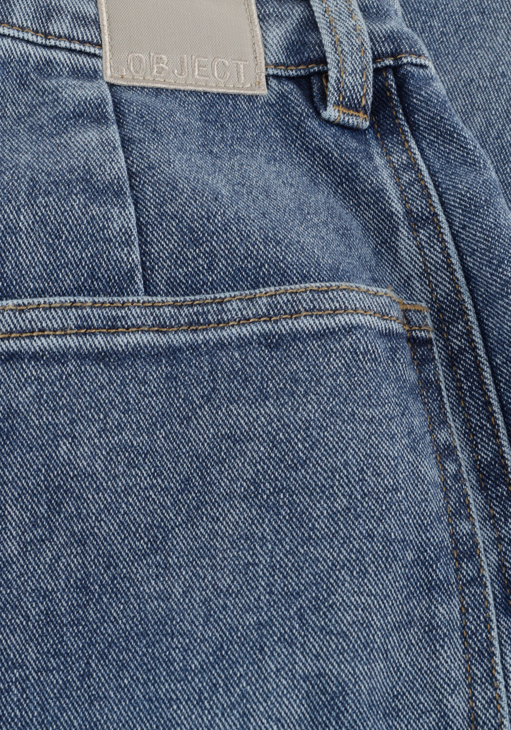 Blauwe OBJECT Jeans OBJMIU IVY BARREL JEANS - large