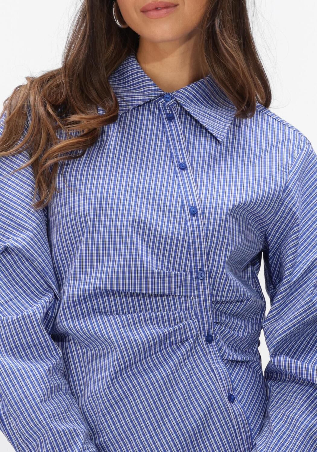 Blauwe CO'COUTURE Top ANIZA ASYM SHIRT - large