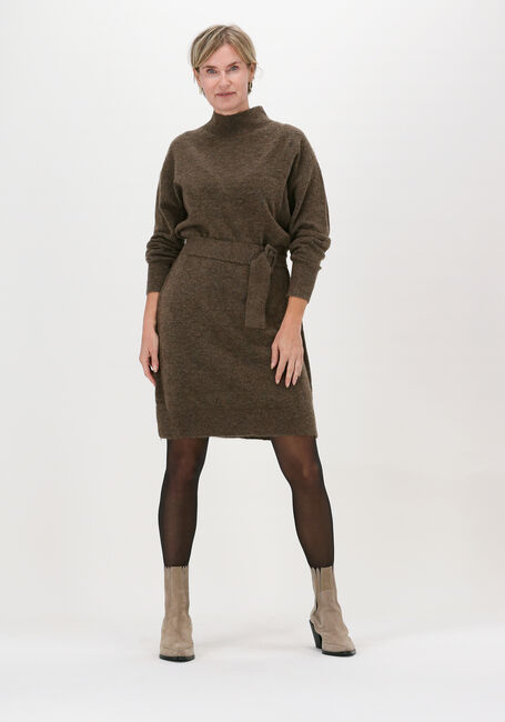 Bruine NEO NOIR Mini jurk VERA KNIT DRESS - large