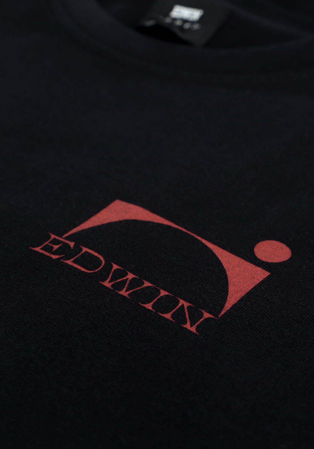 Zwarte EDWIN T-shirt TOKYO NIGHTFALL TS - large