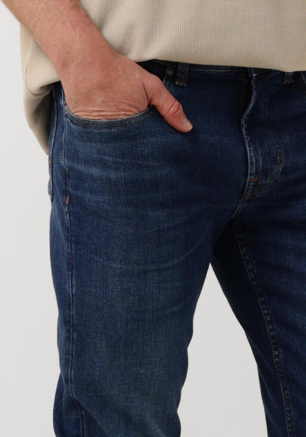 7 FOR ALL MANKIND Heren Jeans Slimmy Tapered Blauw