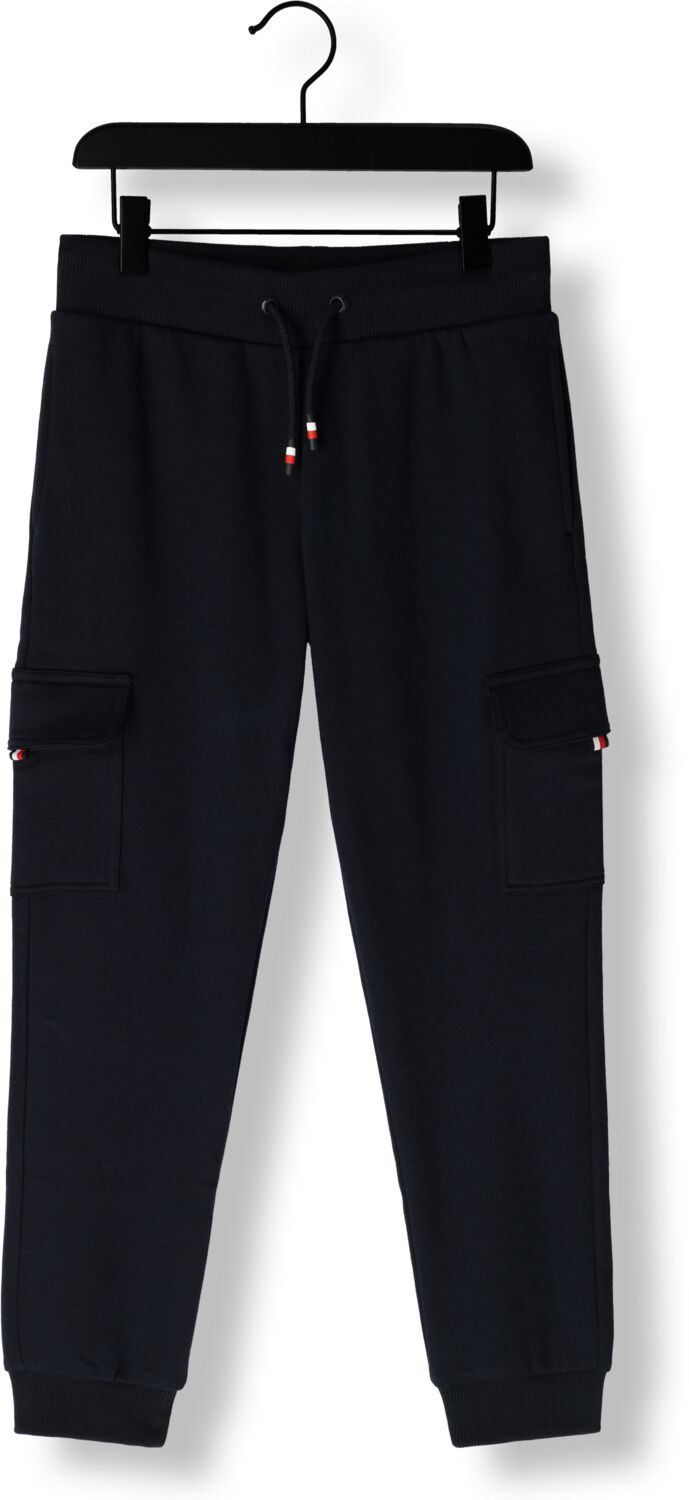 TOMMY HILFIGER Broeken Monotype Fleece Reg Cargo Sweatp Blauw