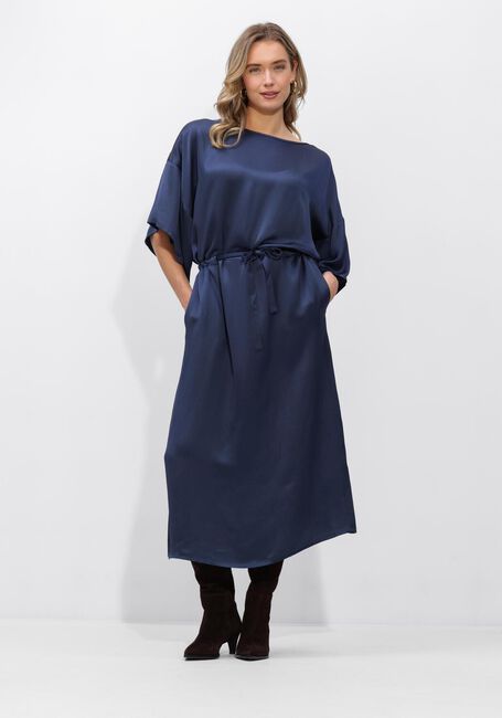Blauwe SUMMUM Jurken DRESS HEAVY SILKY TOUCH - large