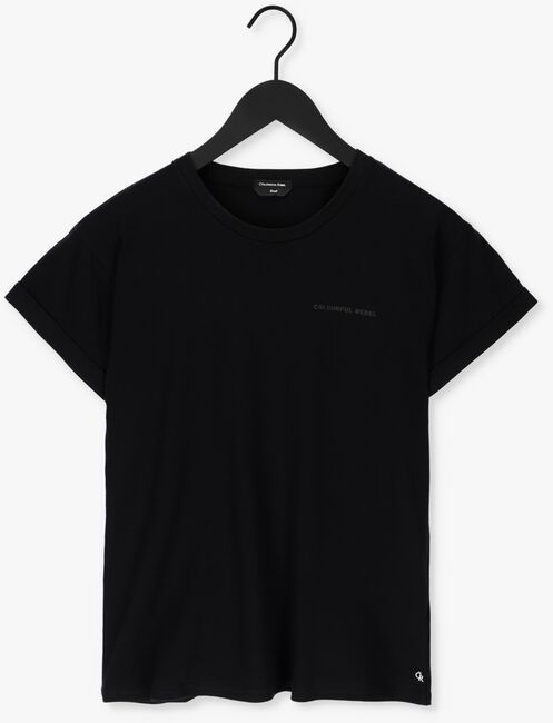 Zwarte COLOURFUL REBEL T-shirt PARADISE ESCAPE BOXY TEE - large