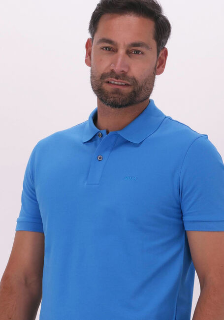 Blauwe BOSS BLACK Polo PALLAS - large