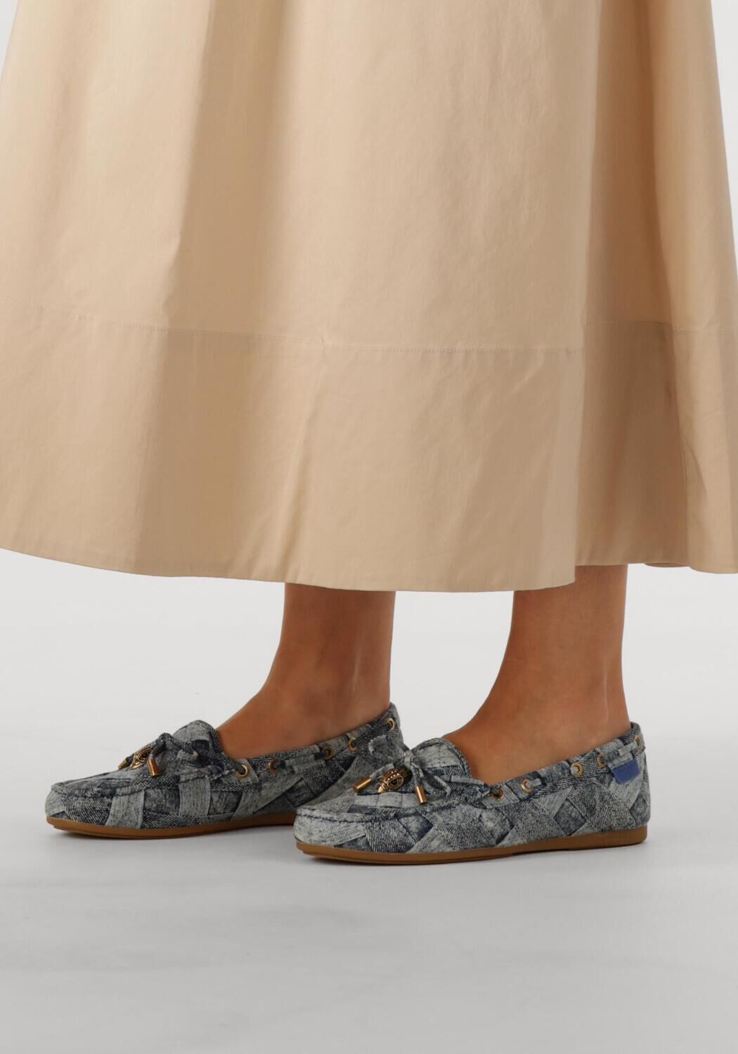 Blauwe KURT GEIGER LONDON Mocassins EAGLE MOCCASIN - large