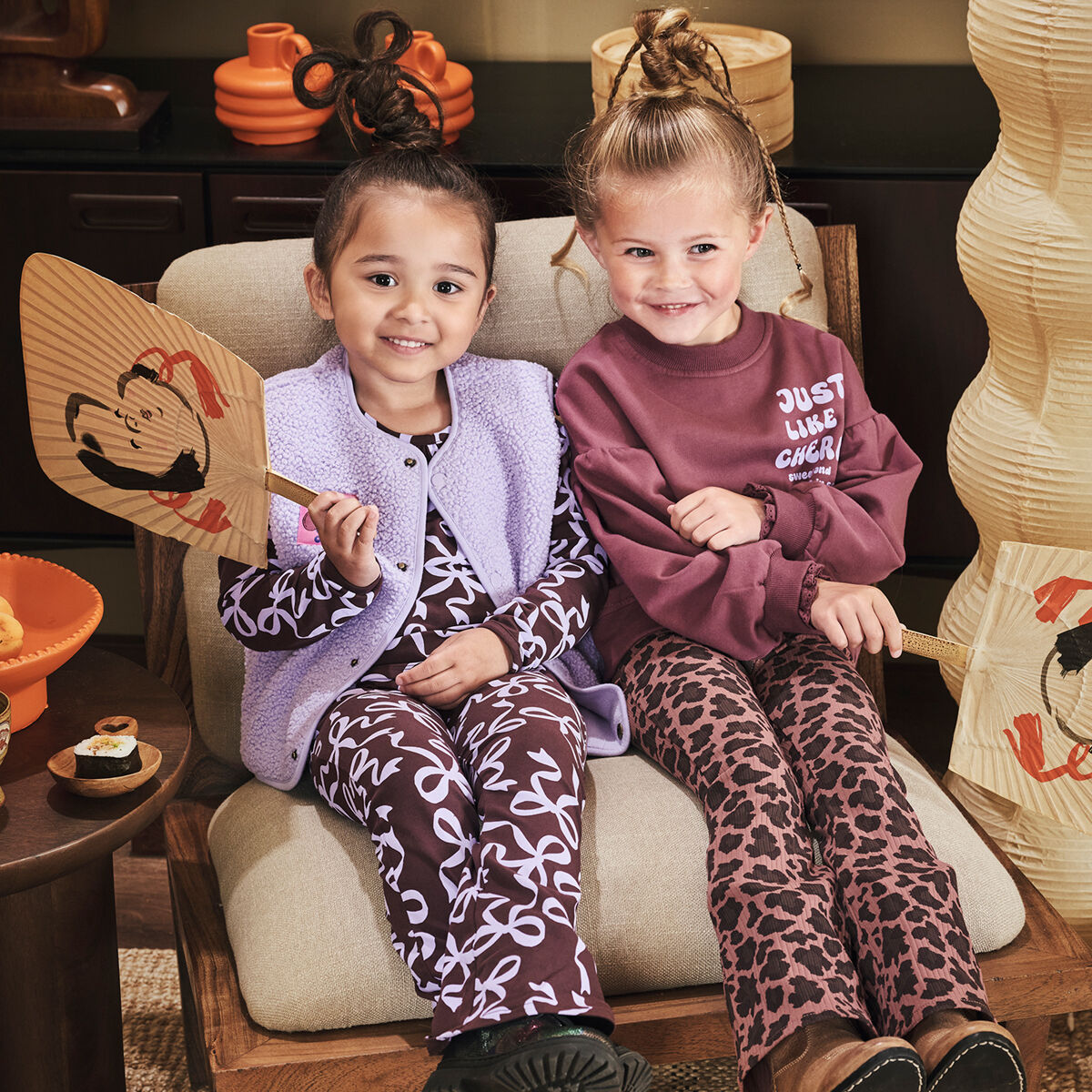 Bruine Z8 Flared broek SEVIM - large