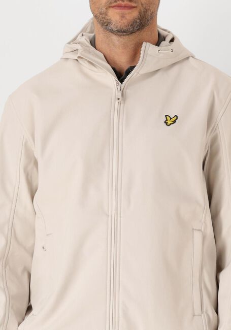 Beige LYLE & SCOTT Jack MESH BACK SOFTSHELL JACKET - large
