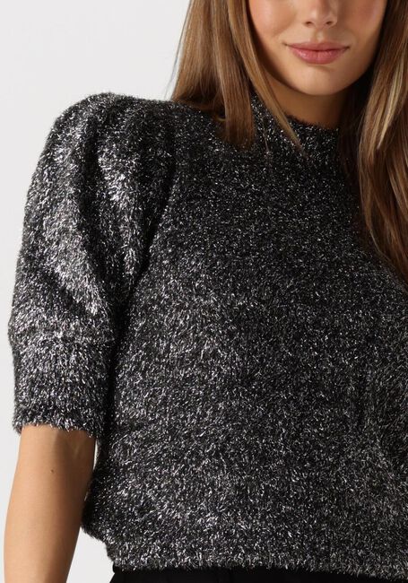 Zilveren MINUS T-shirt MSBRITNEY KNIT T-SHIRT - large