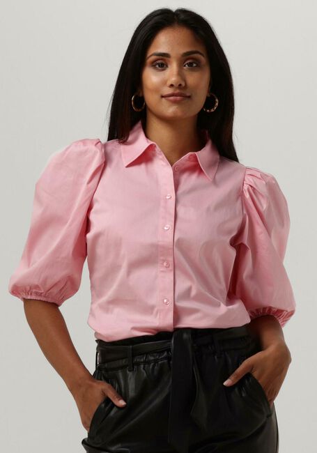 Roze NOTES DU NORD Blouse KIRA SHORT SLEEVE SHIRT - large