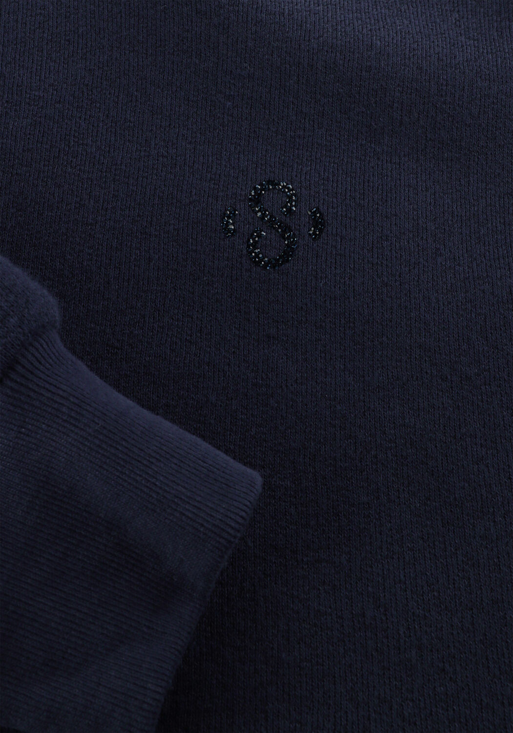 Donkerblauwe SUMMUM Trui SWEATSHIRT SOFT SWEAT - large