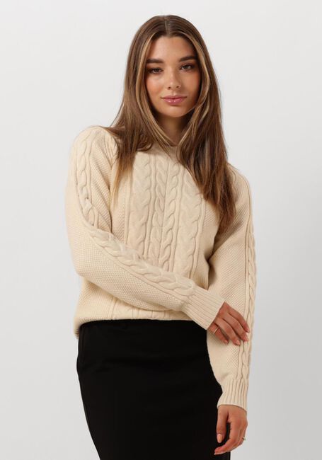 Witte OBJECT Trui OBJDORIS RE LS KNIT PULLOVER - large