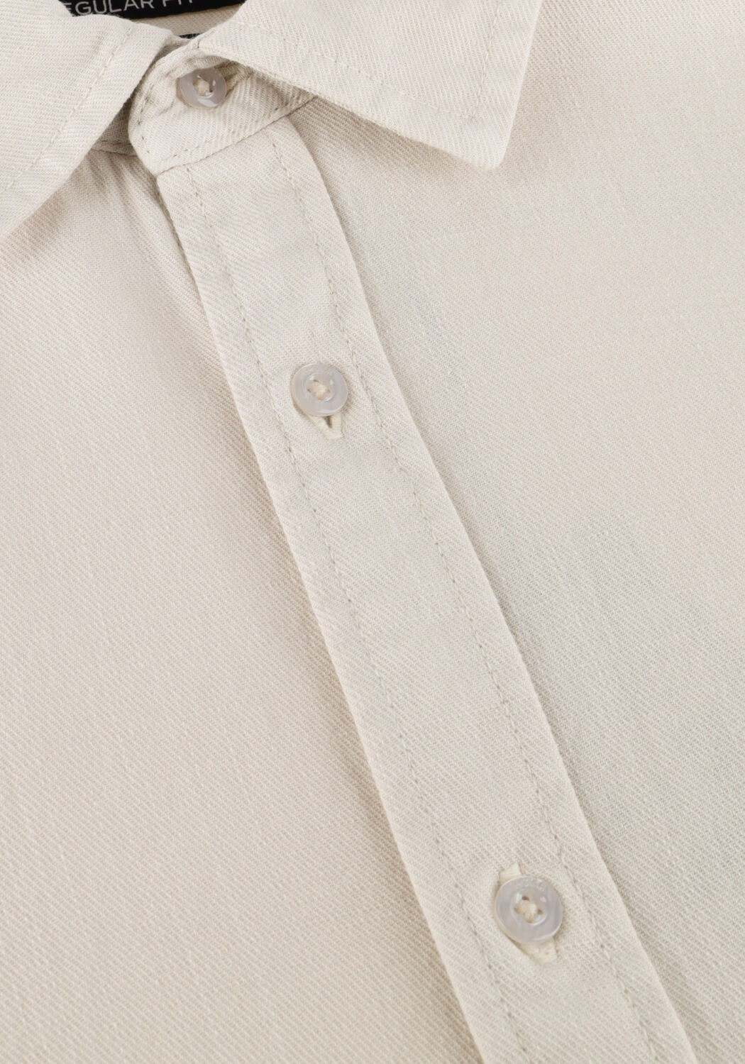 Ecru G-STAR RAW Casual overhemd CLEAN REGULAR SHIRT L\S - large