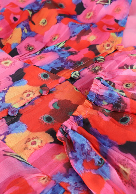 Roze NEO NOIR Midi jurk TIMMA MAGICAL FLOWER DRESS - large