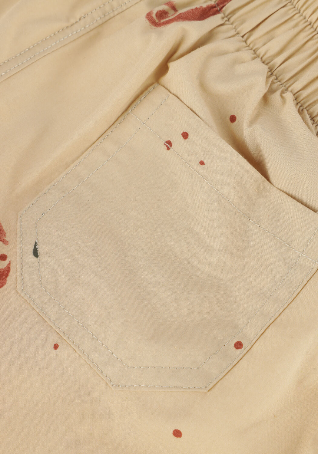 Beige PLAY UP Zwembroeken PRINTED SWIM SHORTS - large