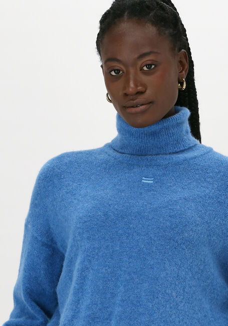 Blauwe 10DAYS Coltrui SOFT TURTLENECK SWEAT - large