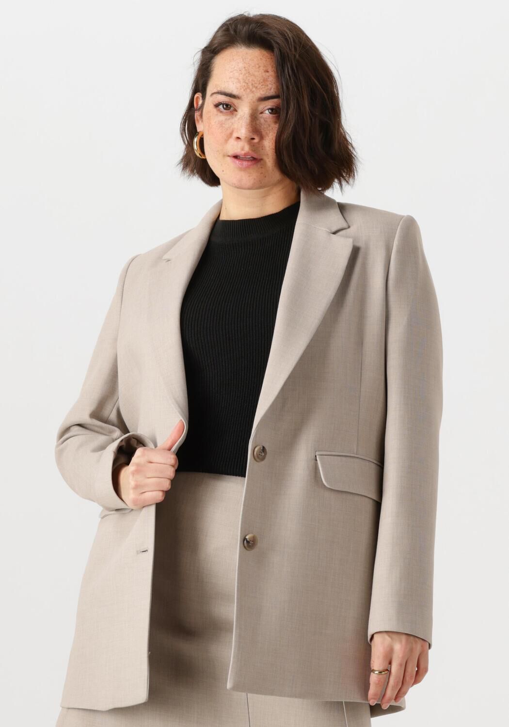 SELECTED FEMME Dames Blazers Slfrita Ls Relaxed Blazer Taupe