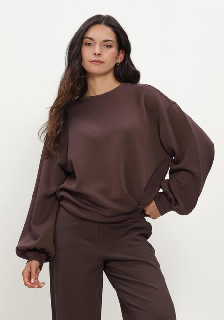 Bruine MSCH COPENHAGEN Sweater MSCHBROOKE IMA Q SWEATSHIRT - large