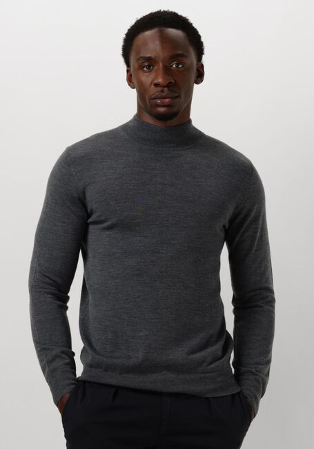 Grijze PROFUOMO Trui PULLOVER MOCK - large
