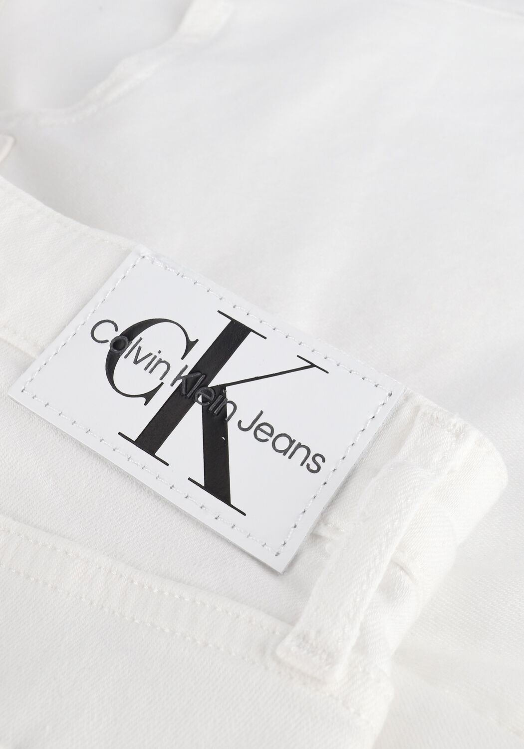 Lichtblauwe CALVIN KLEIN Shorts MID RISE SHORT - large