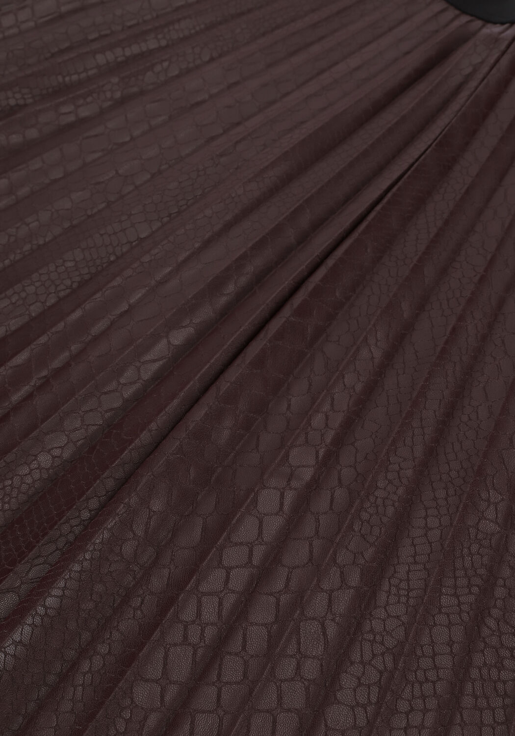 Bordeaux JANSEN AMSTERDAM Midirok SKIRT PLISSE - large