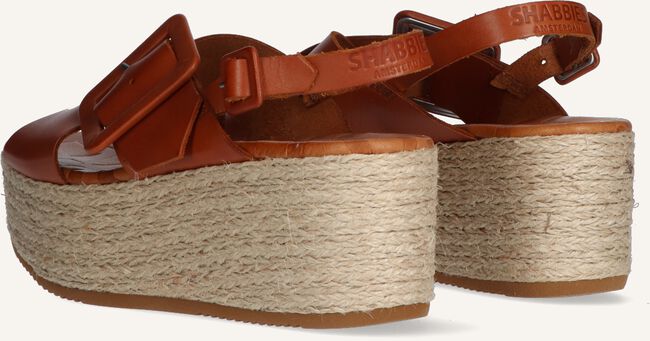 Cognac SHABBIES Platte sandalen 154020009 Cognac SHABBIES Platte sandalen 154020009 - large