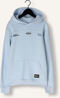 Lichtblauwe INDIAN BLUE JEANS Trui HOODIE CUT+SEW Lichtblauwe INDIAN BLUE JEANS Trui HOODIE CUT+SEW - medium