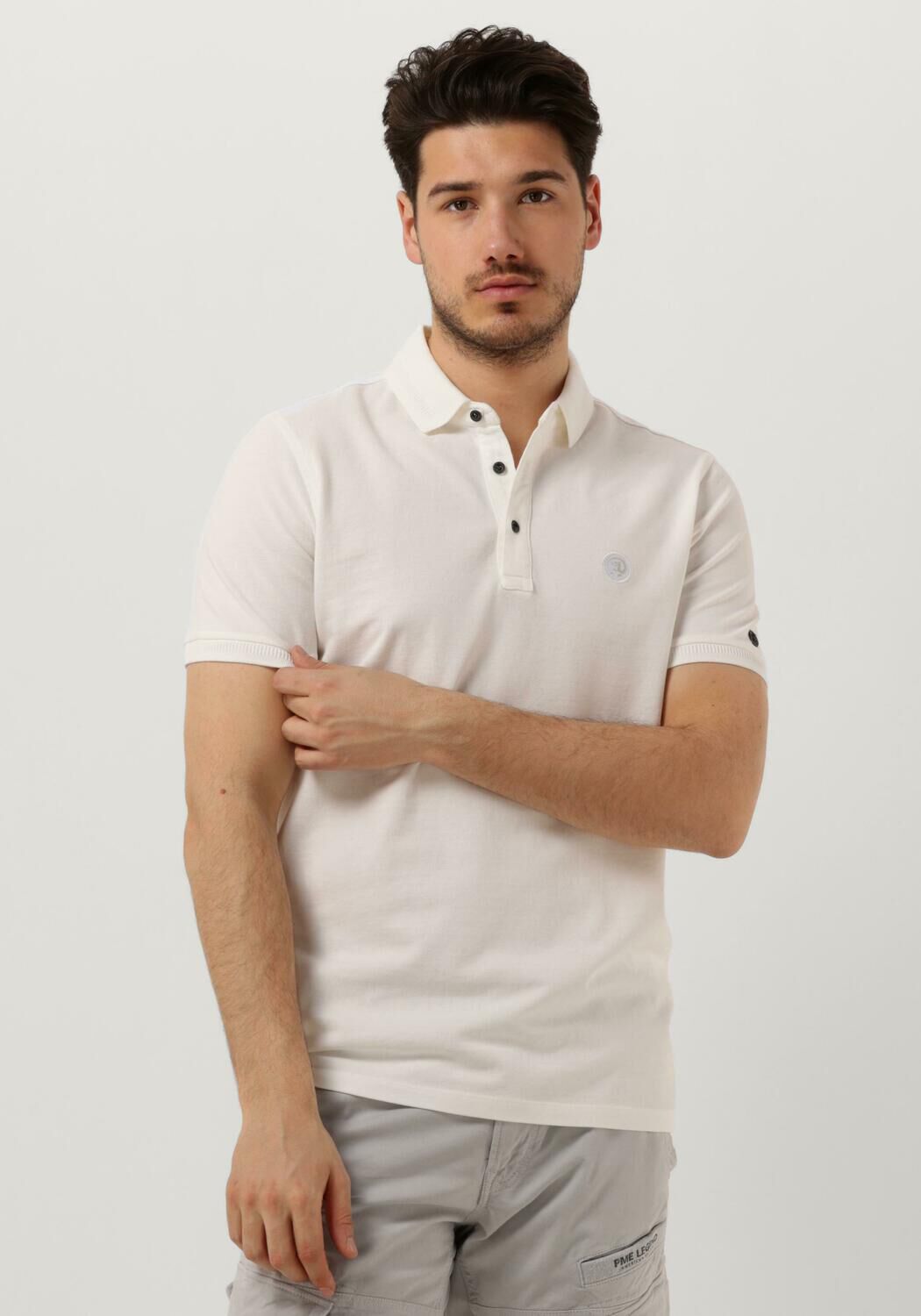 Witte discount heren polo