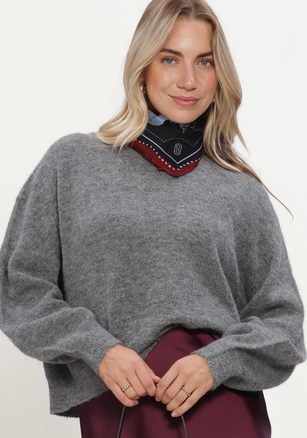 Grijze FREEBIRD Trui KELSEY - large