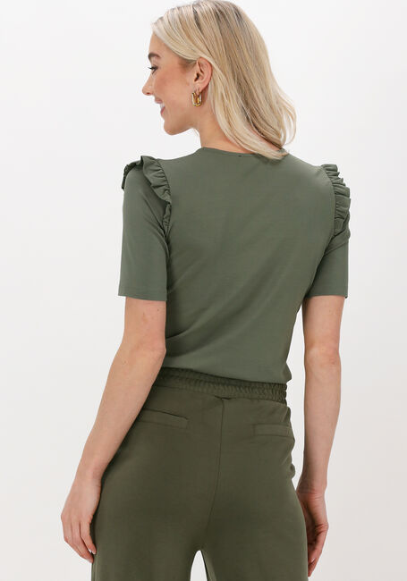 Groene JANSEN AMSTERDAM T-shirt MEAVI - large