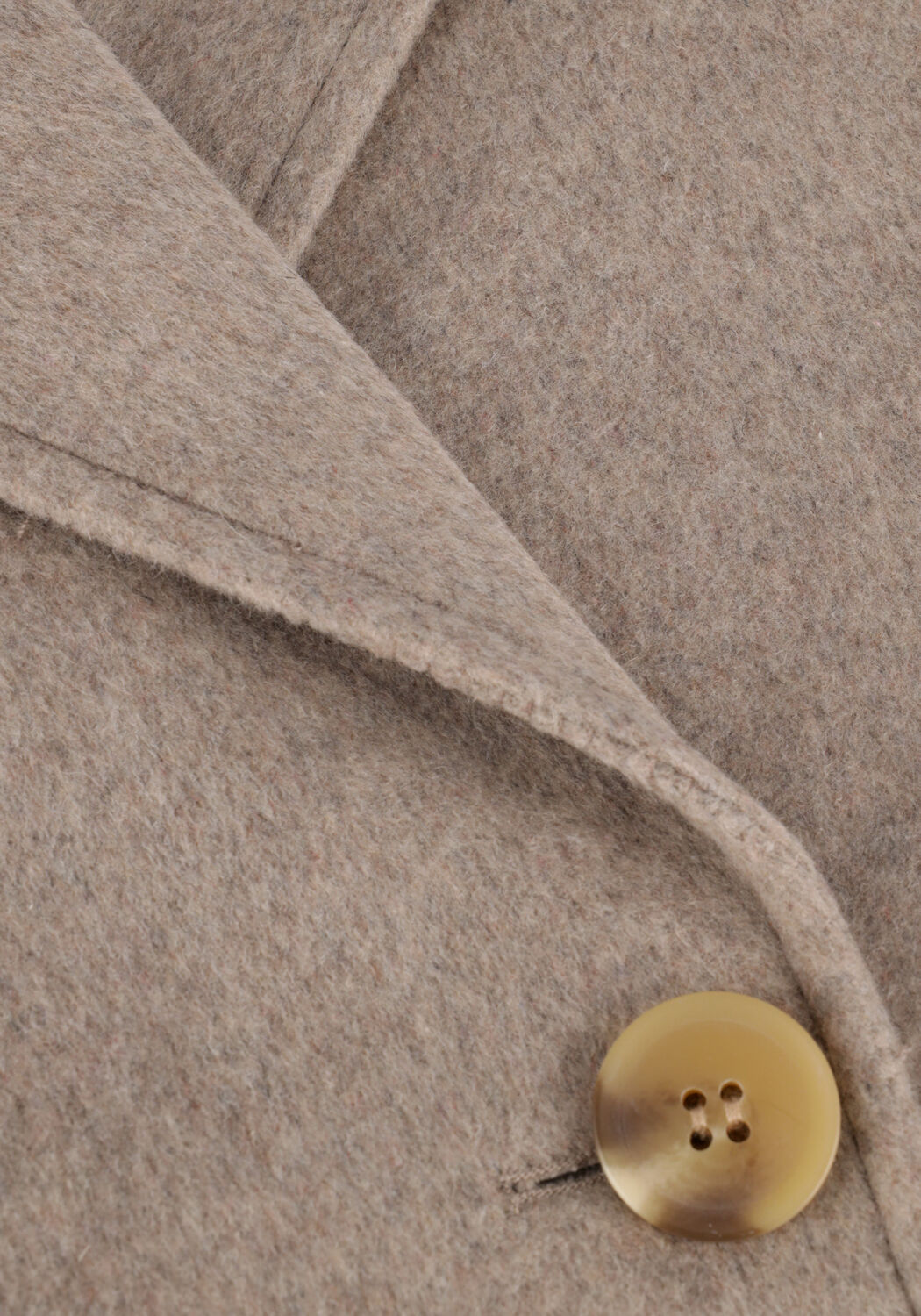 Taupe Y.A.S. Mantel YASALIMA HANDMADE WOOL MIX - large