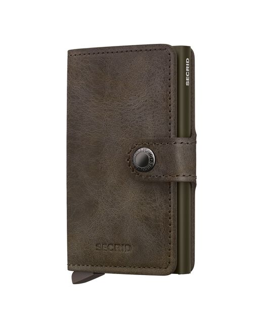 Bruine SECRID Portemonnee MINIWALLET VINTAGE - large