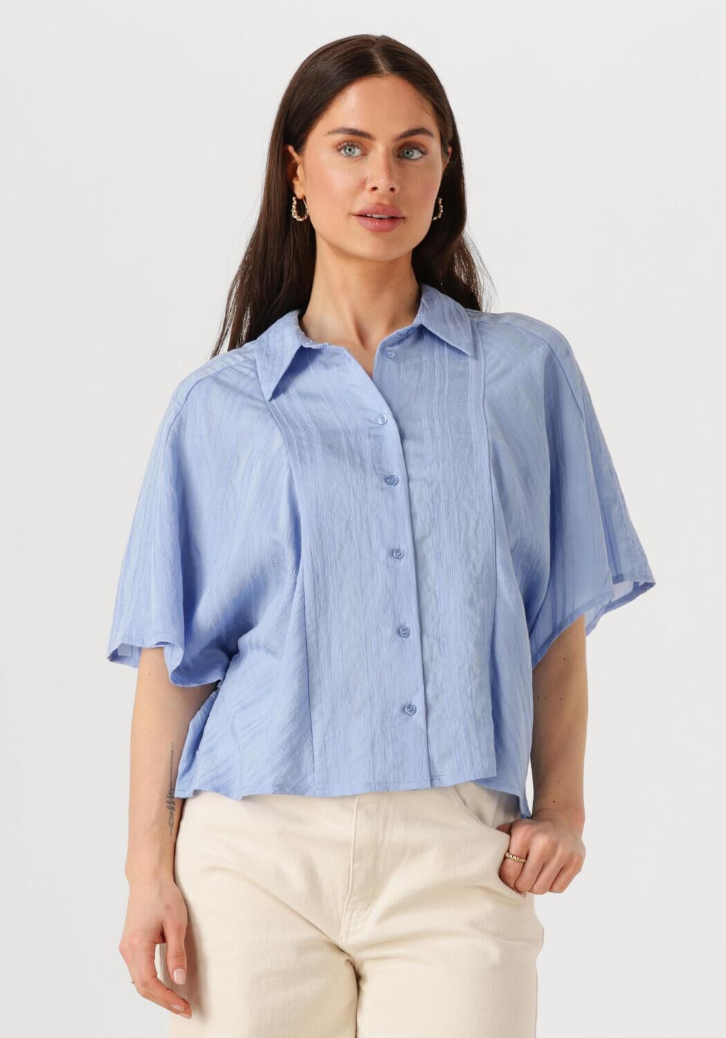 ANOTHER LABEL Dames Blouses Lot Shirt S l Blauw