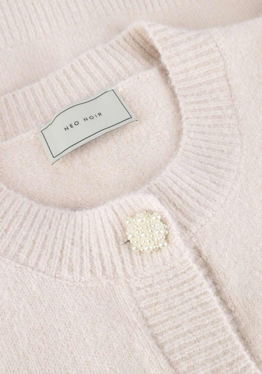 Beige NEO NOIR Trui TRUDY DECO KNIT CARDIGAN - large